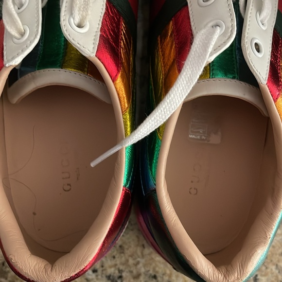 Gucci metallic stripe sneaker - Picture 5 of 12